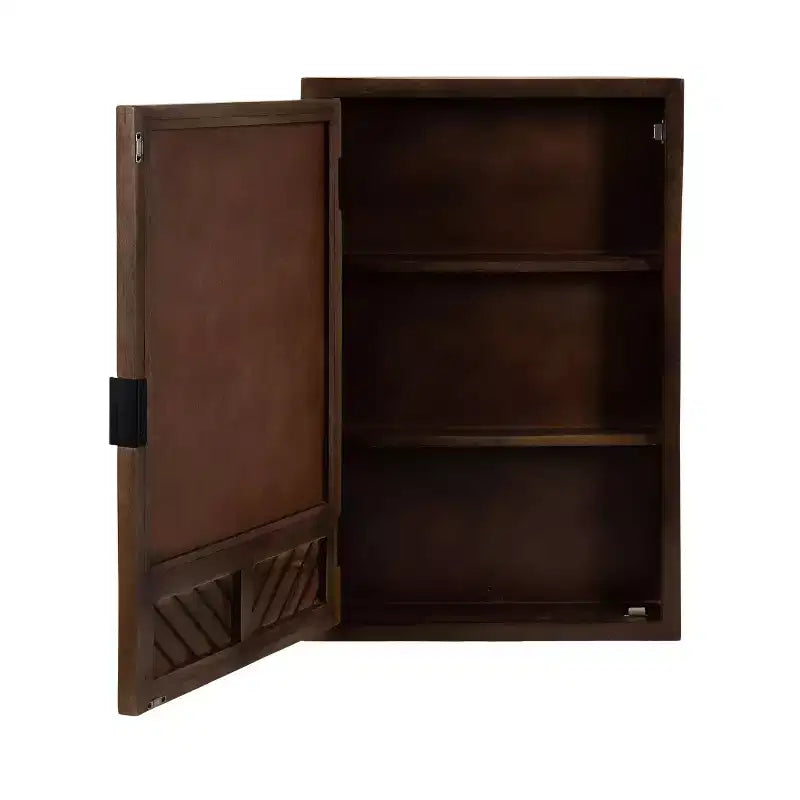 Kate & Laurel All Things Decor Meuble-lavabo Mezzeta 20"x30" avec miroir, marron