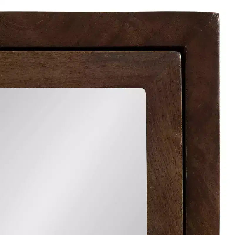 Kate & Laurel All Things Decor Meuble-lavabo Mezzeta 20"x30" avec miroir, marron
