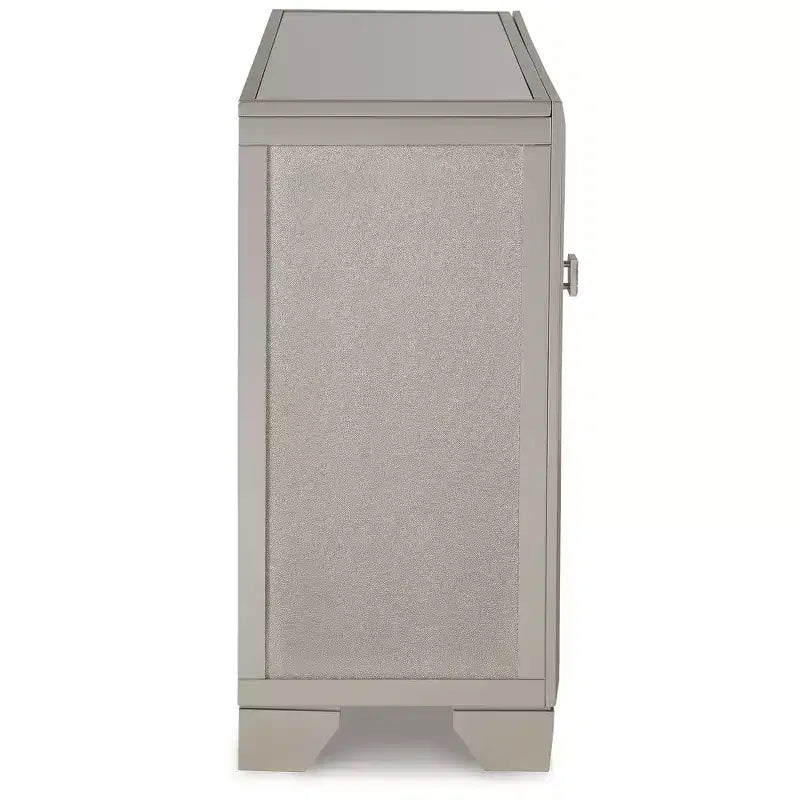 Meuble d'appoint contemporain Chaseton couleur champagne