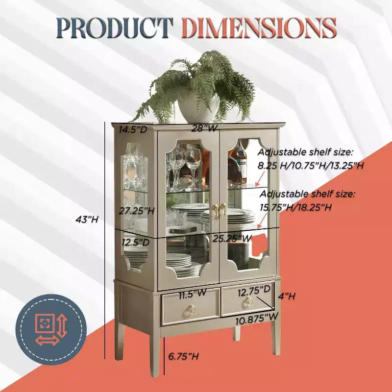 Meuble de rangement pour curiosités Versailles