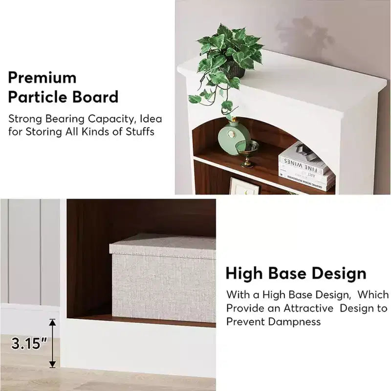 Étagère de Rangement Multifonctionnelle Moderne pour Salon Chambre Bureau Salle de Classe