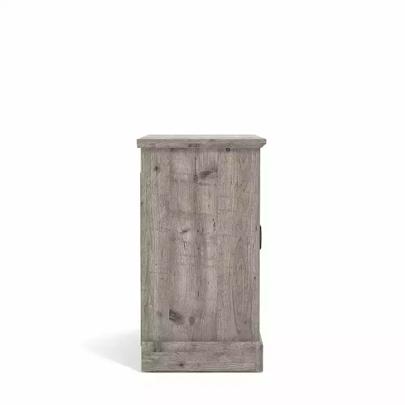 Commode d'appoint 2 portes Heron - Gris mexicain