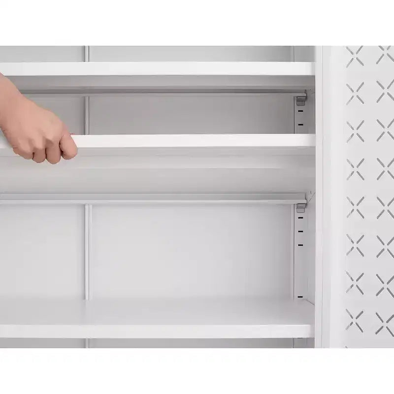 Meuble à chaussures, organisateur de chaussures avec trois étagères réglables et compartiment suspendu pour le changement de chaussures, meuble pour entrée