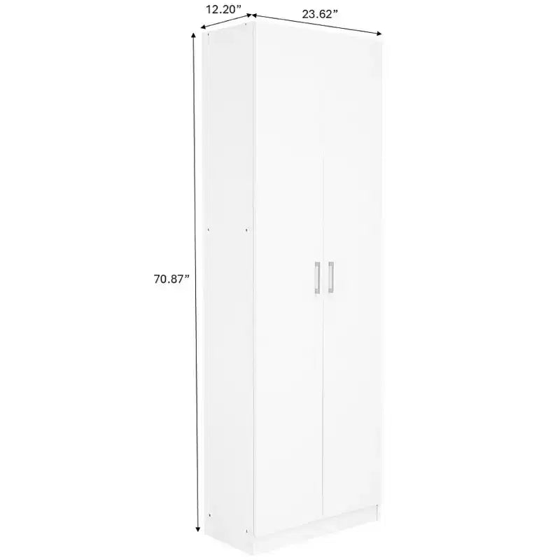 Meuble autoportant en bois à 4 étagères de 61 cm (24 po) de largeur x 180 cm (71 po) de hauteur x 30,5 cm (12 po) de profondeur