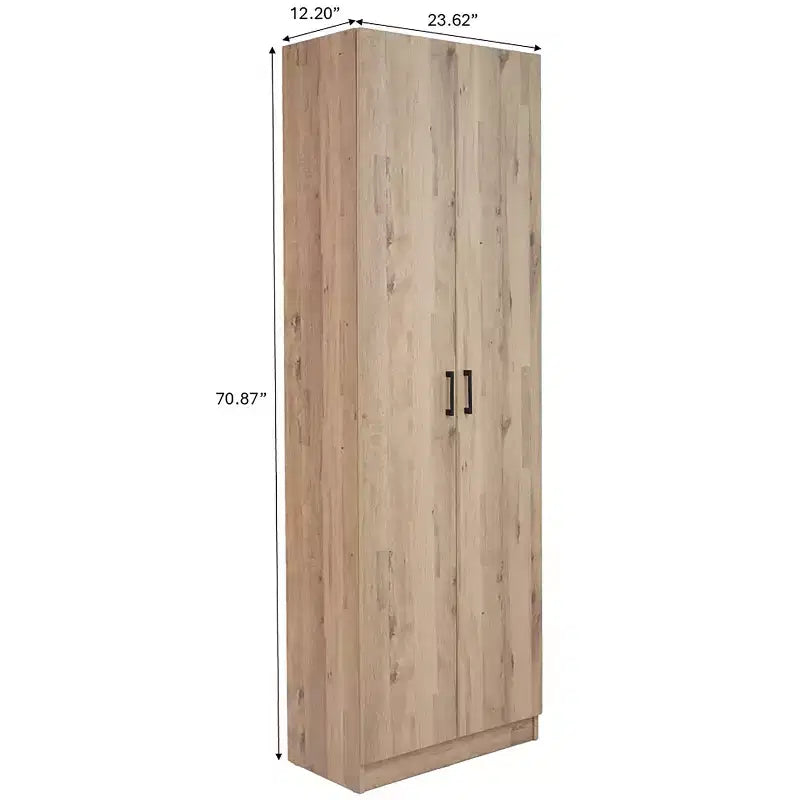 Meuble autoportant en bois à 4 étagères de 61 cm (24 po) de largeur x 180 cm (71 po) de hauteur x 30,5 cm (12 po) de profondeur