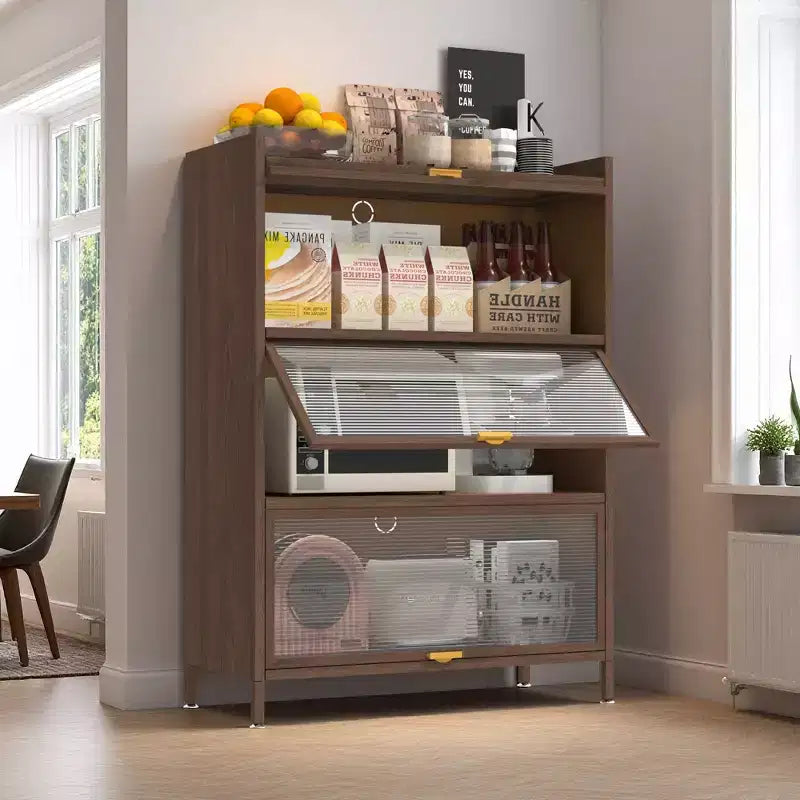 Armoire haute en acier Emery Farmhouse avec portes battantes