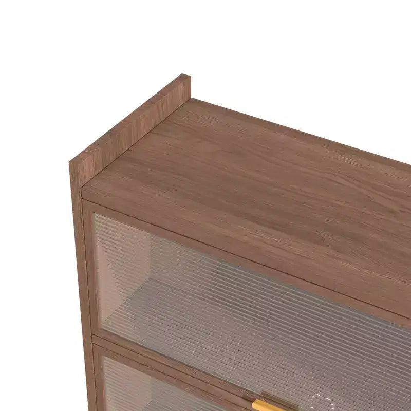 Armoire haute en acier Emery Farmhouse avec portes battantes