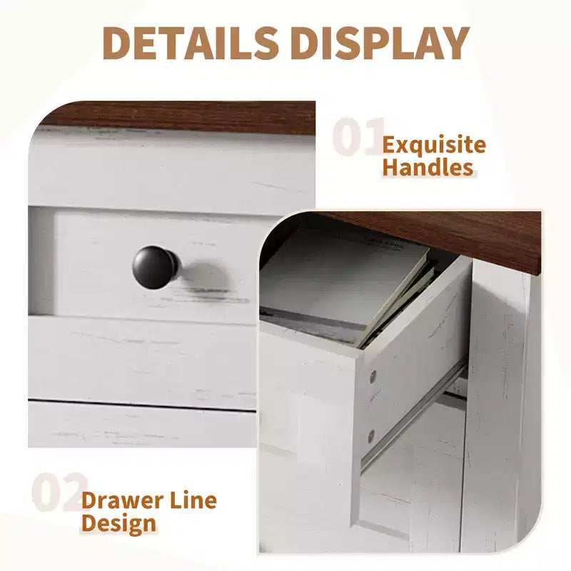 Meuble de support pour aquarium de 55-75 gallons de style ferme, support d'aquarium avec prise de courant, support d'aquarium robuste de 1400 livres avec support pour poissons/tortues/terrarium de reptiles