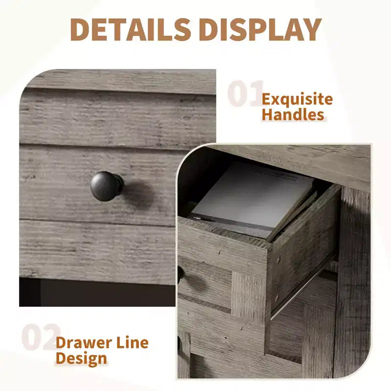 Meuble de support pour aquarium de 55-75 gallons de style ferme, support d'aquarium avec prise de courant, support d'aquarium robuste de 1400 livres avec support pour poissons/tortues/terrarium de reptiles