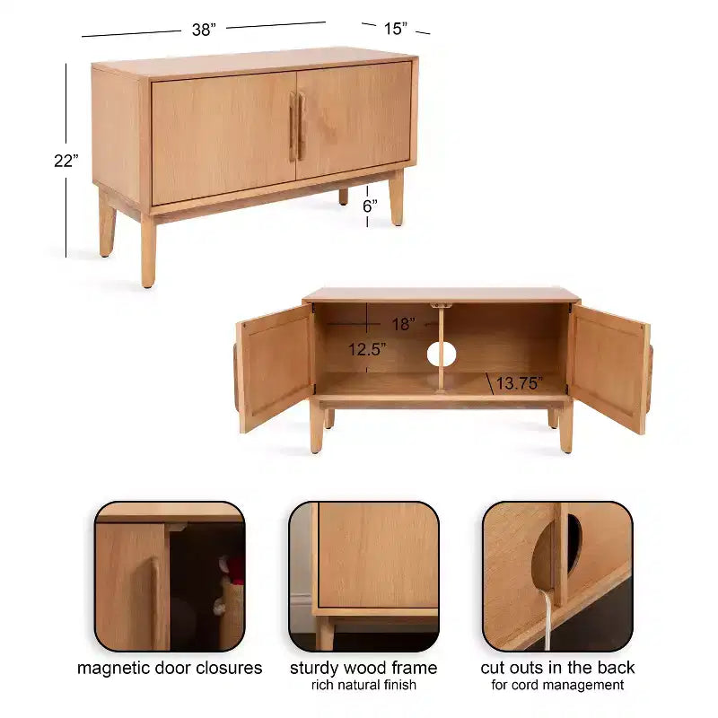 Meuble TV en bois McCutcheon