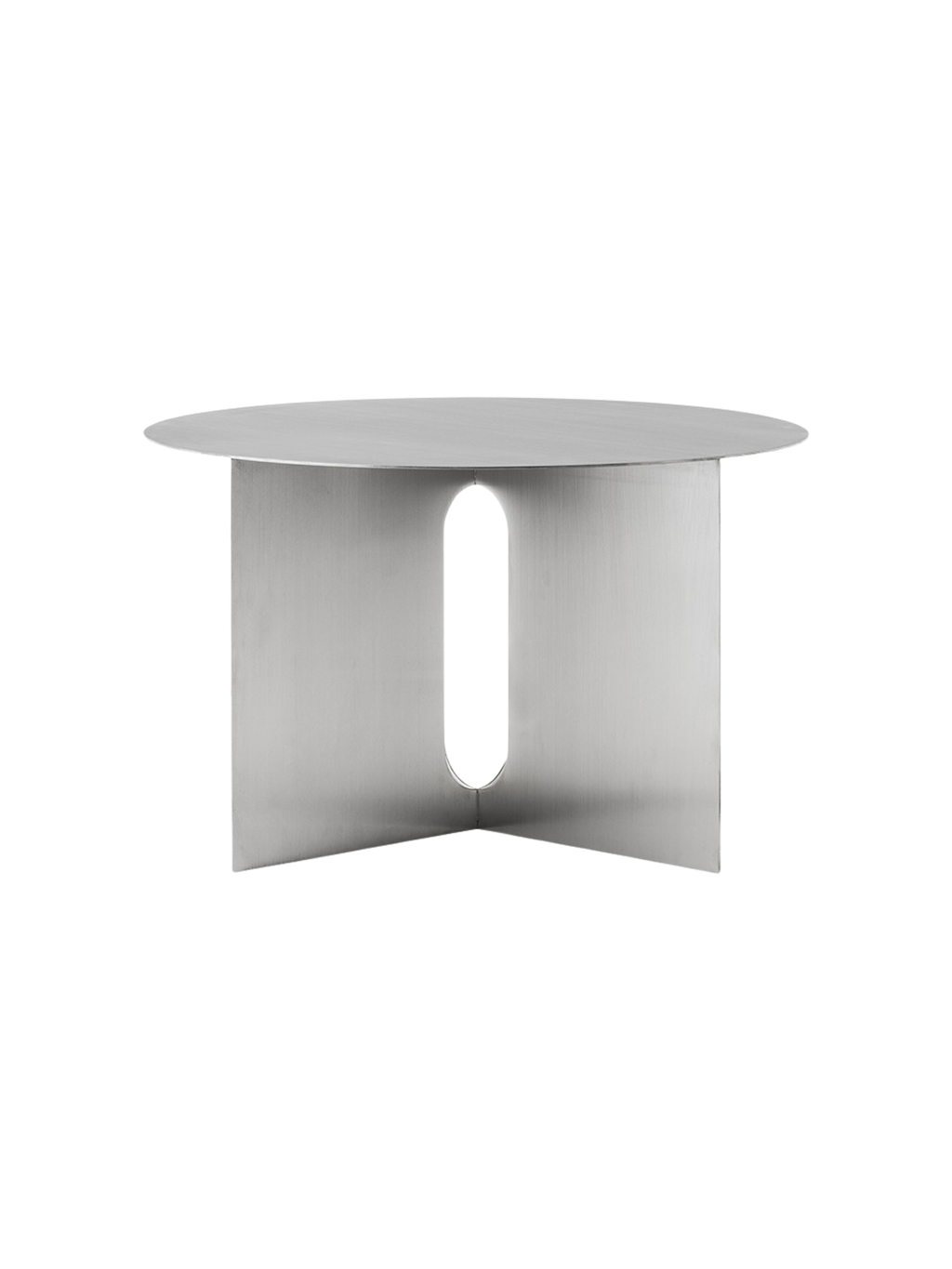 Table d'appoint scandinave en marbre Ø63 avec large plateau en porte-à-faux pour le salon