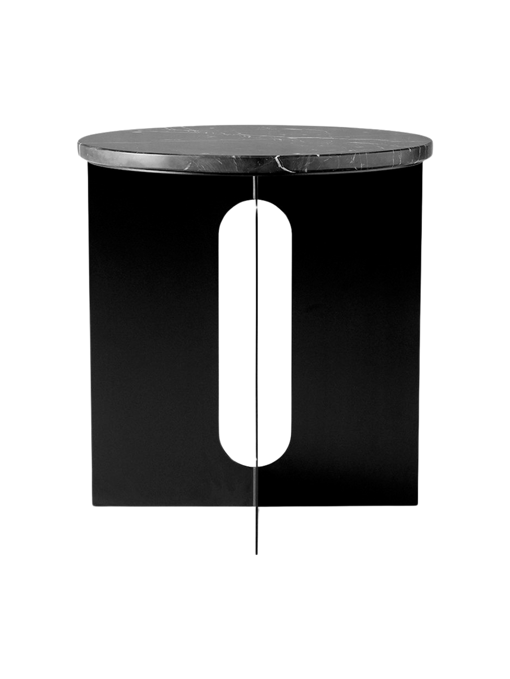 Dessus de Table d'Appoint Contemporaine en Marbre Ø42 avec Options de Finition Multiples pour Salon et Chambre