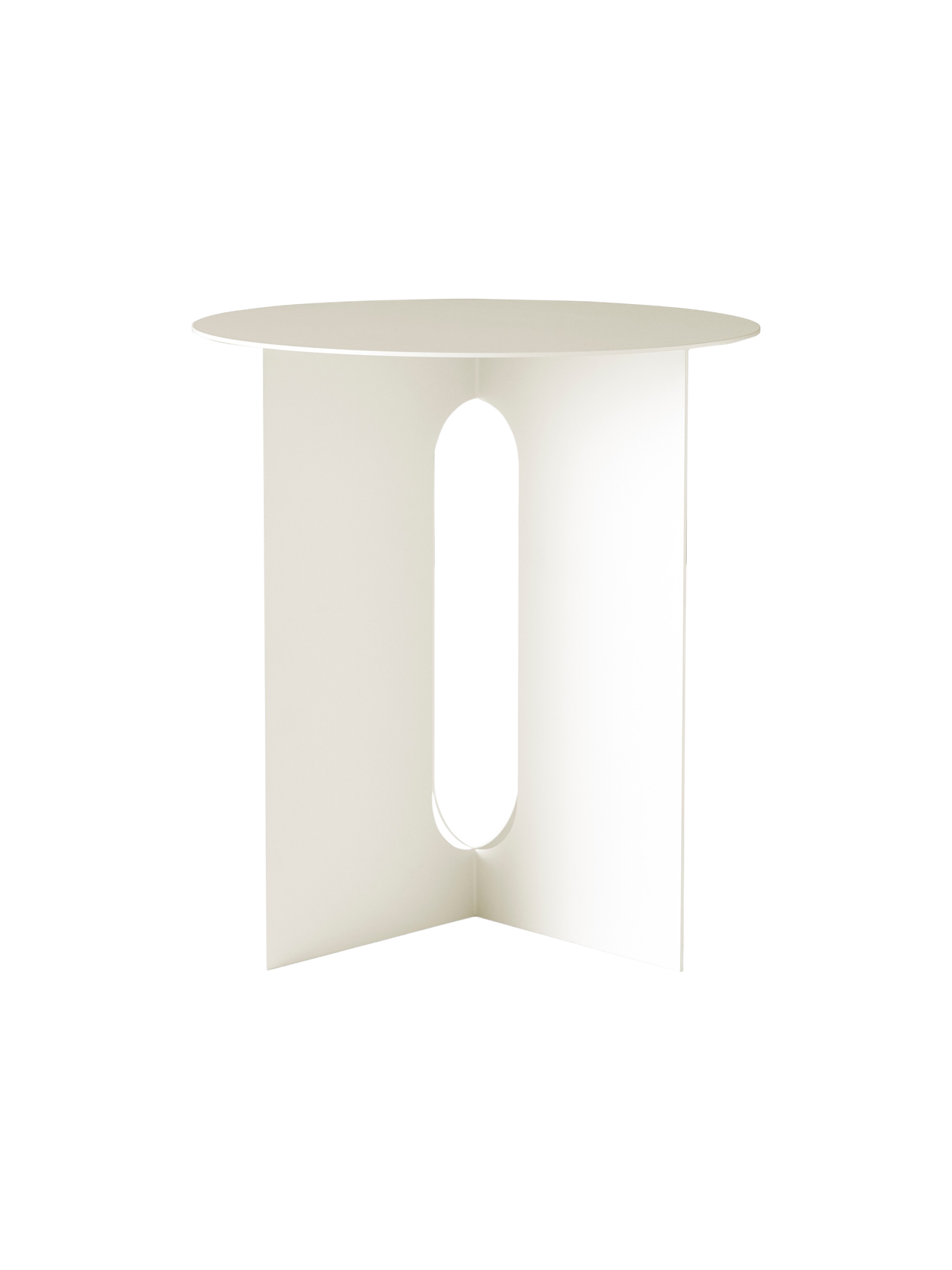 Table d'appoint contemporaine en acier et marbre Ø40 avec pieds en métal thermolaqué pour salon et chambre