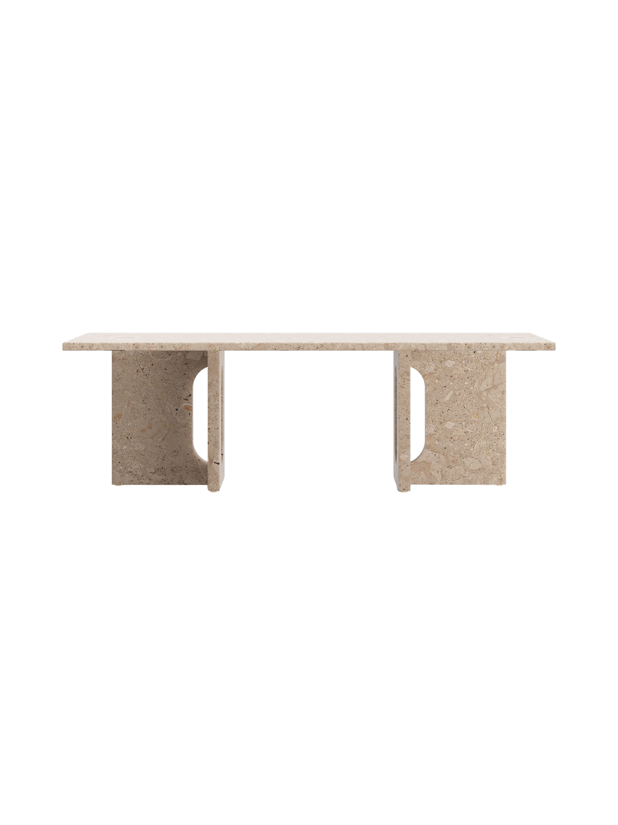 Table basse scandinave en marbre et pierre avec plateau en pierre naturelle pour salon