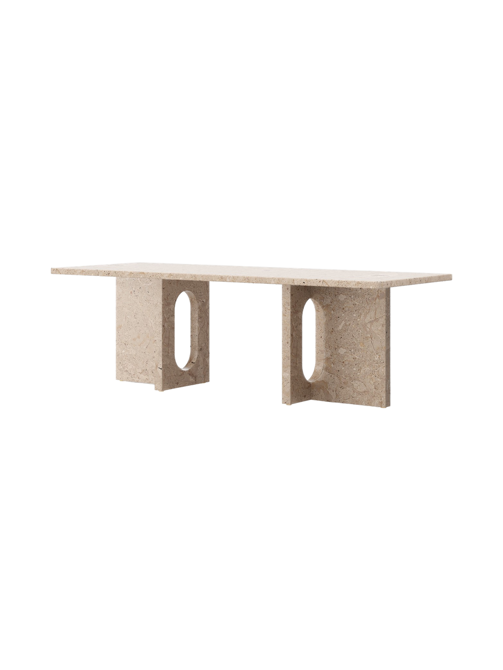 Table basse scandinave en marbre et pierre avec plateau en pierre naturelle pour salon