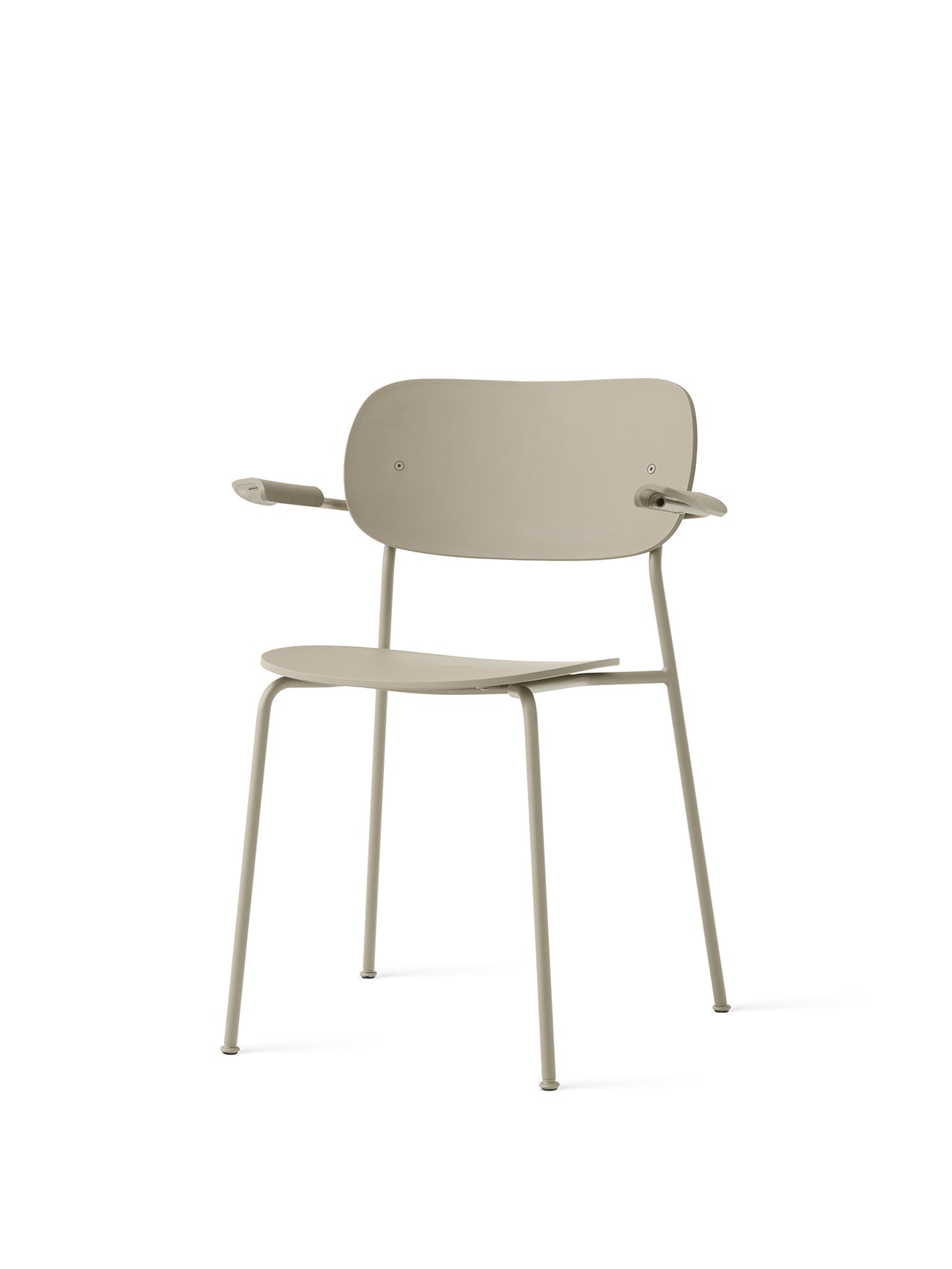 Chaise de salle à manger d'extérieur en plastique recyclé moderne avec conception empilable et résistante aux intempéries pour terrasse et jardin