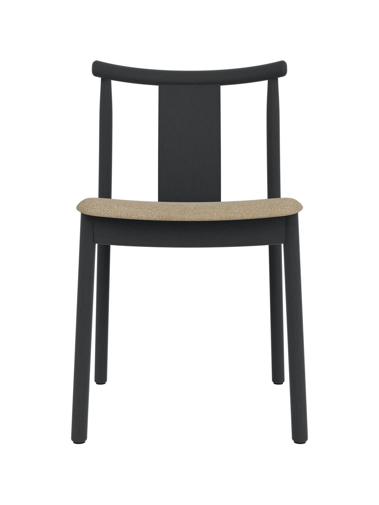Chaise de salle à manger scandinave en bois massif, fabriquée selon les techniques tradition traditionnelles de menuiserie, pour la salle à manger.