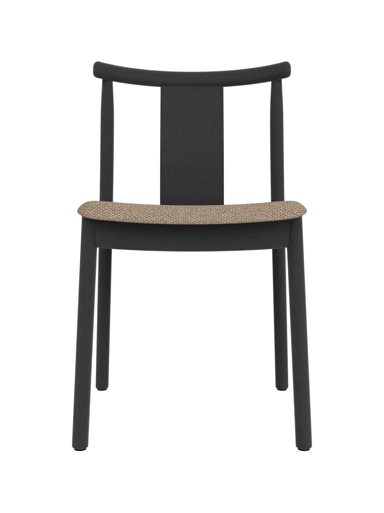 Chaise de salle à manger scandinave en bois massif, fabriquée selon les techniques tradition traditionnelles de menuiserie, pour la salle à manger.