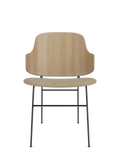 Chaise de salle à manger sculpturale avec coque organique pour la salle à manger