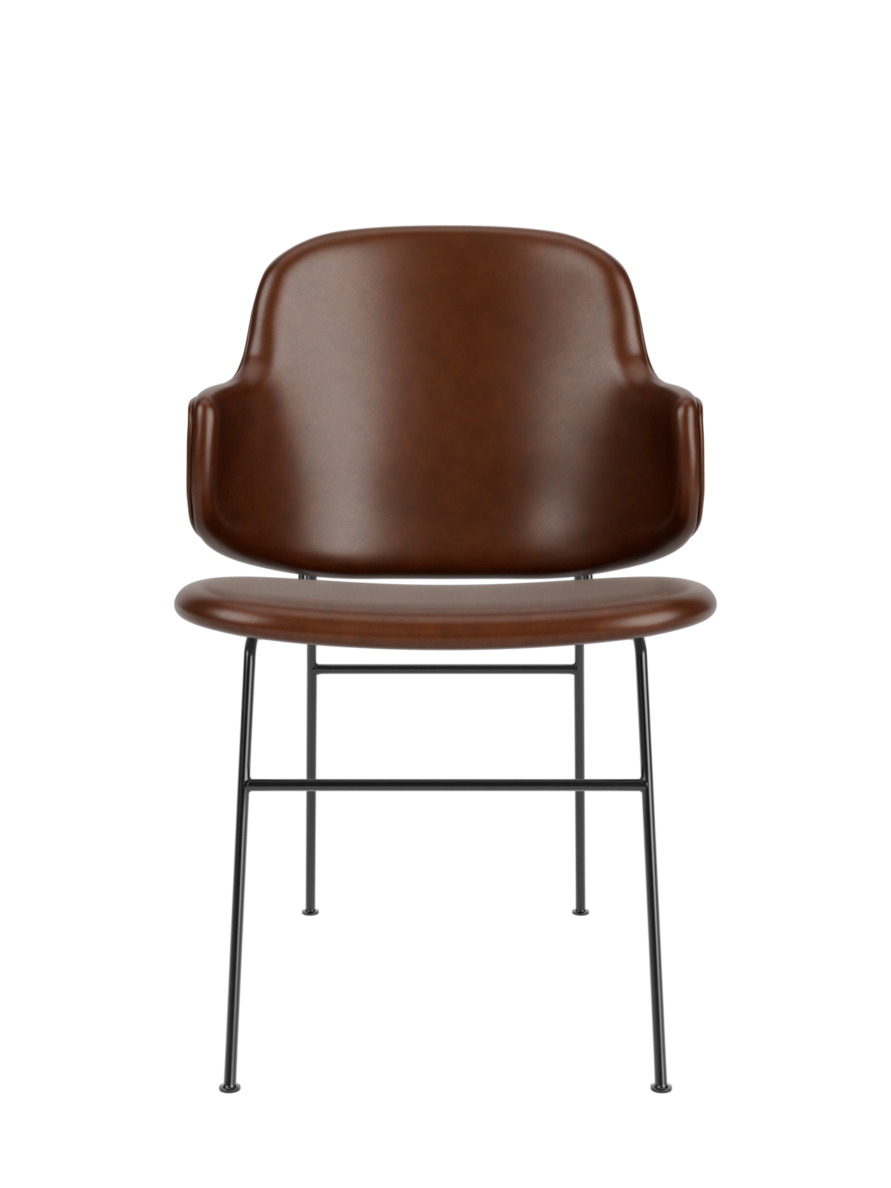 Chaise de salle à manger capitonnée de style Mid-Century avec design ergonomique à bascule pour salle à manger