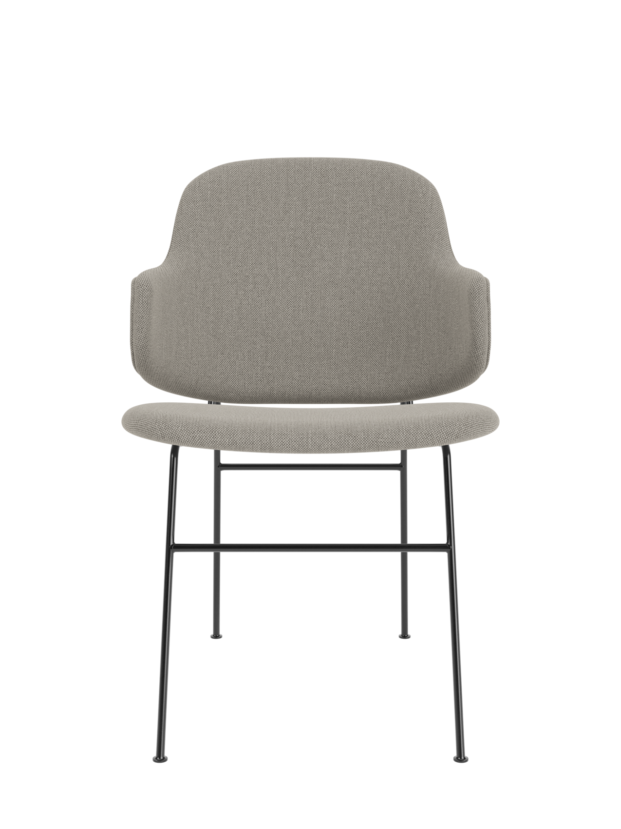 Chaise de salle à manger capitonnée de style Mid-Century avec design ergonomique à bascule pour salle à manger