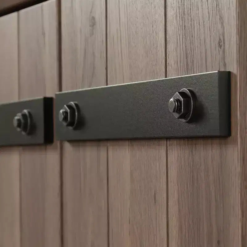 Armoire de rangement 2 portes Homeplus Salt Oak : Étagères réglables laminées, cadre en MDF