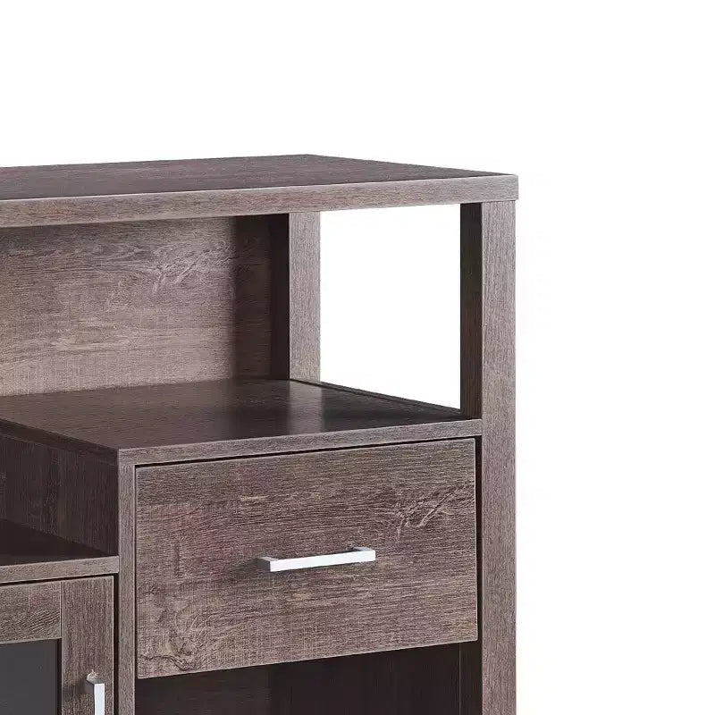 Armoire de rangement Athéna Noyer et Chêne