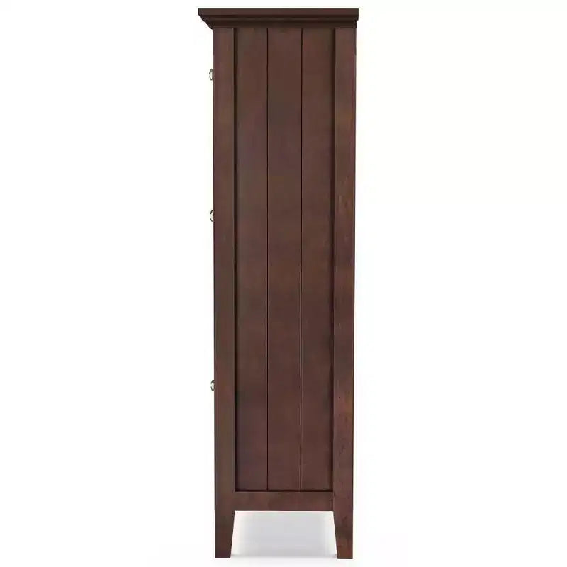 Meuble de rangement pour chaussures d'entrée Normandy : 16 à 24 paires, abattant, grand tiroir