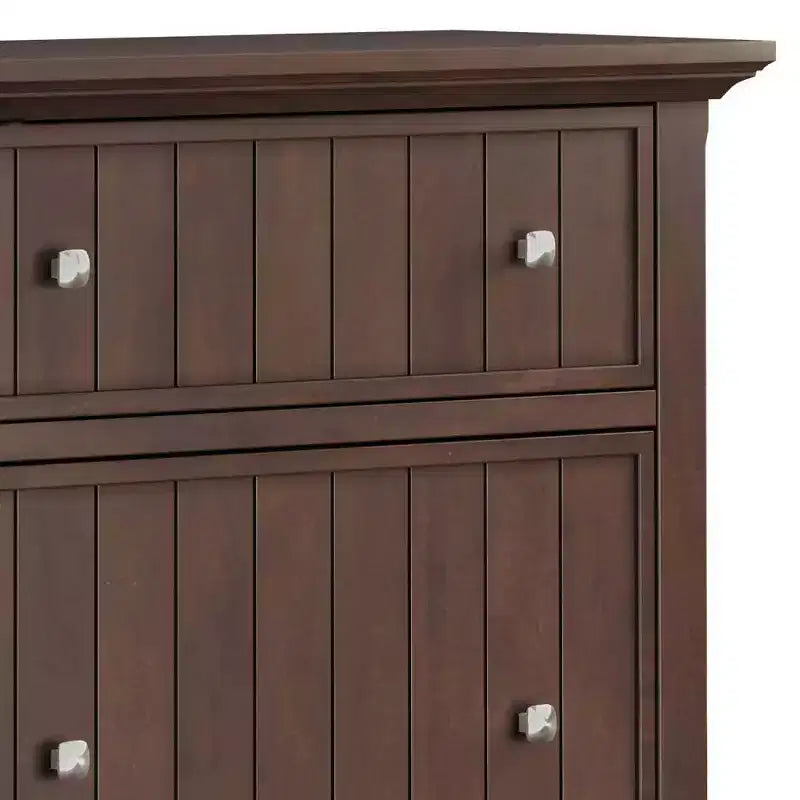 Meuble de rangement pour chaussures d'entrée Normandy : 16 à 24 paires, abattant, grand tiroir