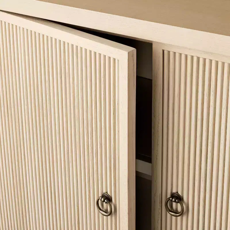 Armoire basse 2 portes Elder Naturel - ™ conçue avec