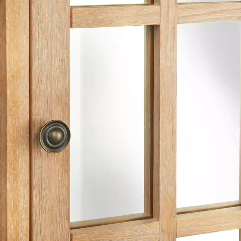 Meuble à porte miroir Matteo Modern Naturel