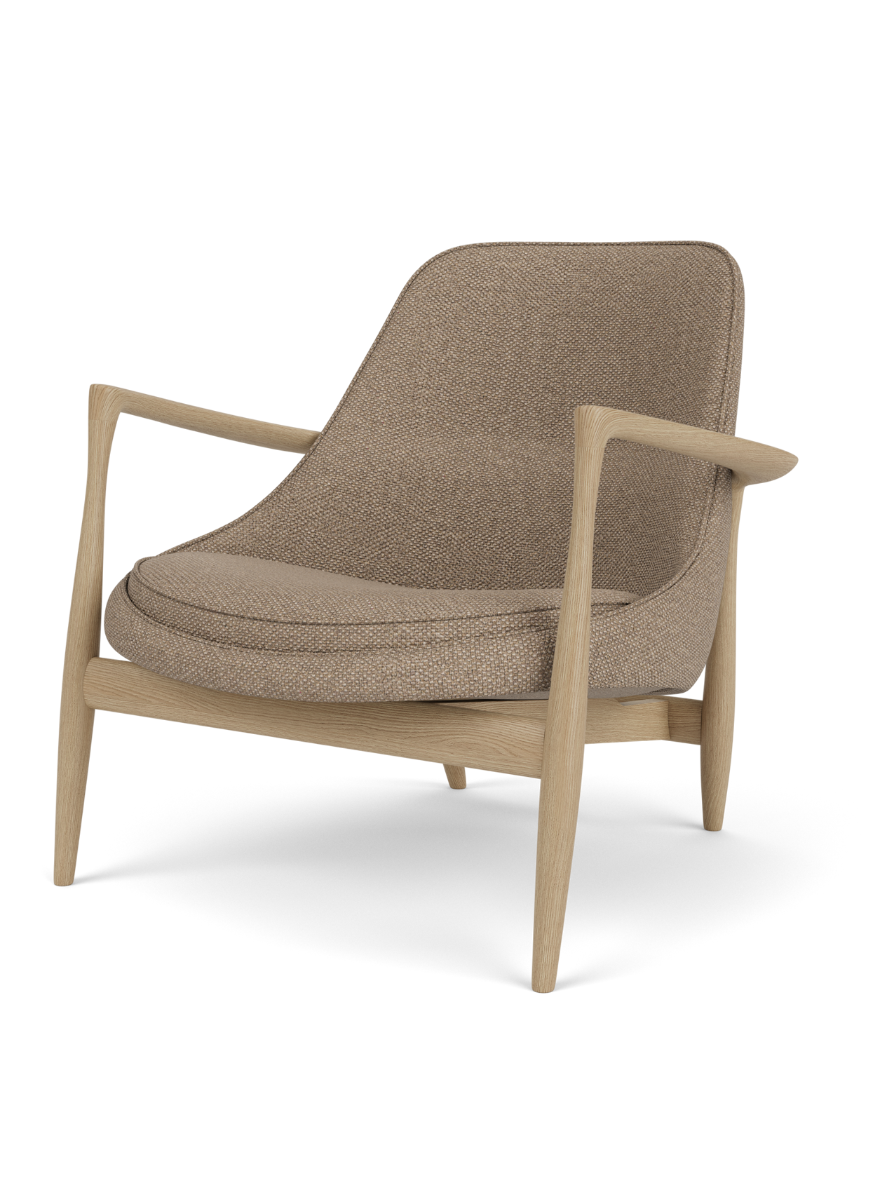 Fauteuil de salon en cuir avec accoudoirs sculptés pour le salon