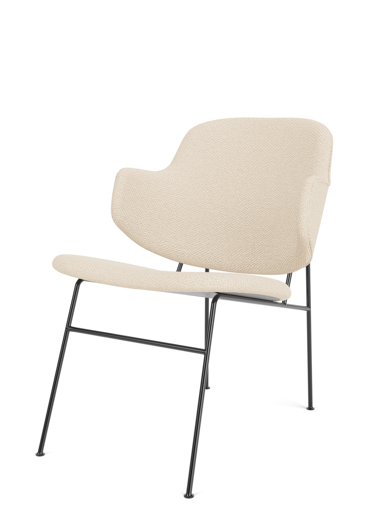 Fauteuil lounge entièrement rembourré avec assise profonde et basse pour salon et couloir