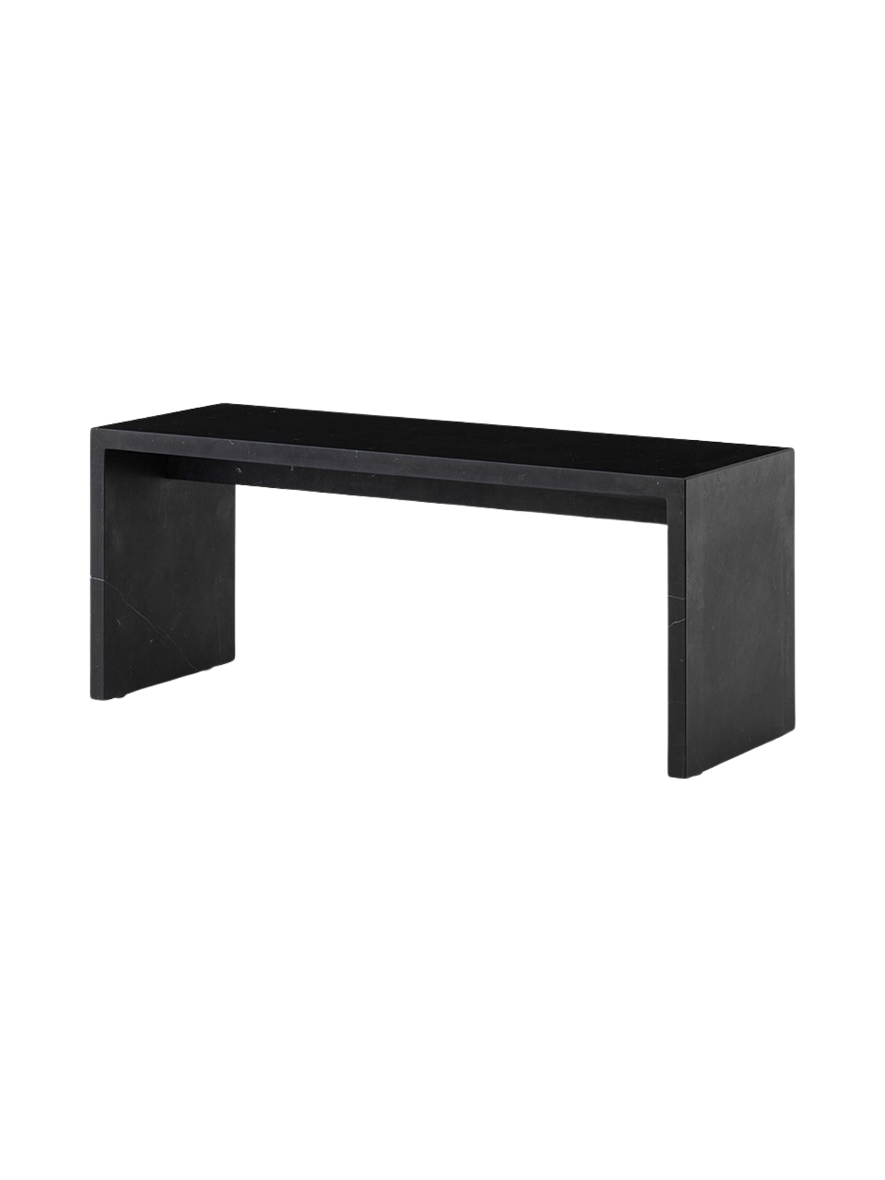 Table basse de salon en marbre et pierre, au design minimaliste avec surface surélevée