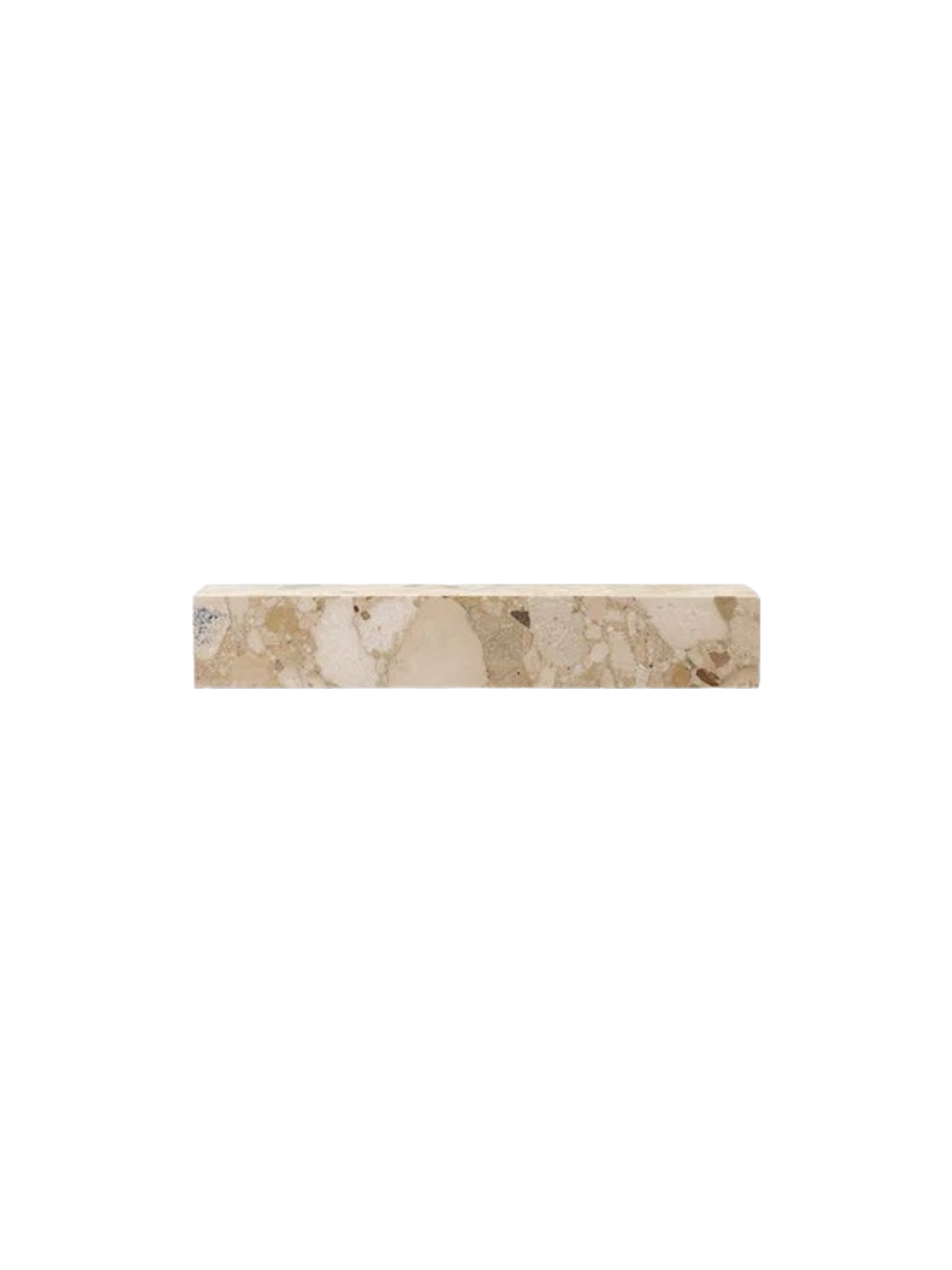 Étagère murale minimaliste en marbre et pierre avec affichage horizontal ou vertical pour le salon et le couloir