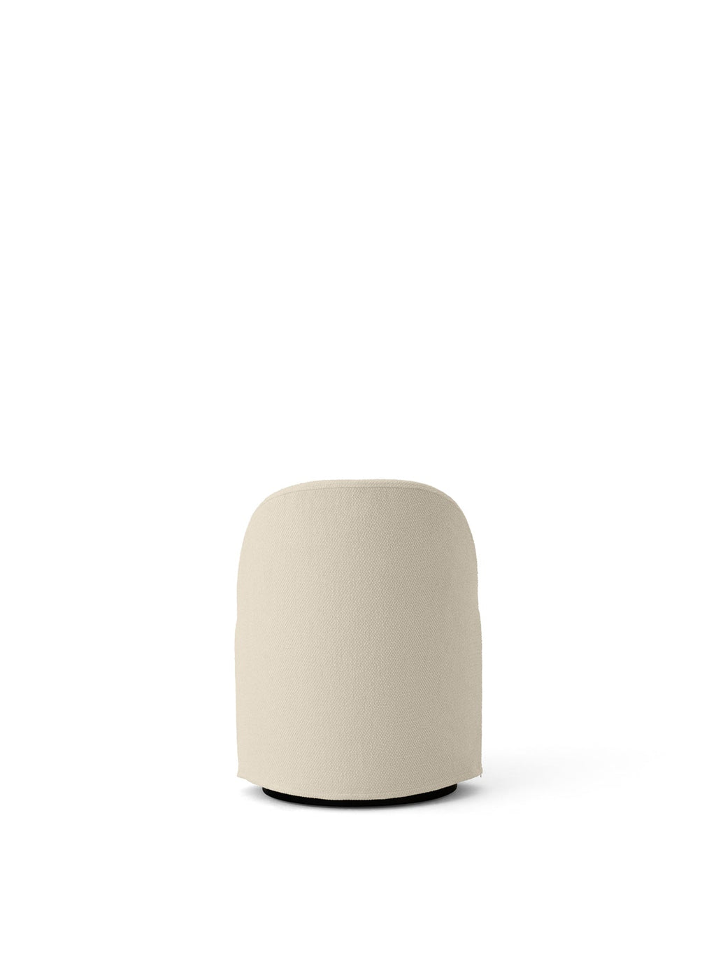 Fauteuil club pivotant en bouclé coton contemporain avec housse amovible lavable pour salon