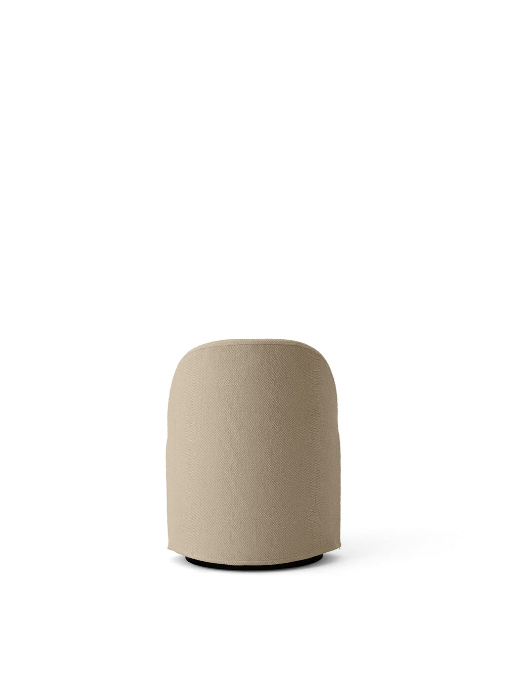 Fauteuil club pivotant en bouclé coton contemporain avec housse amovible lavable pour salon