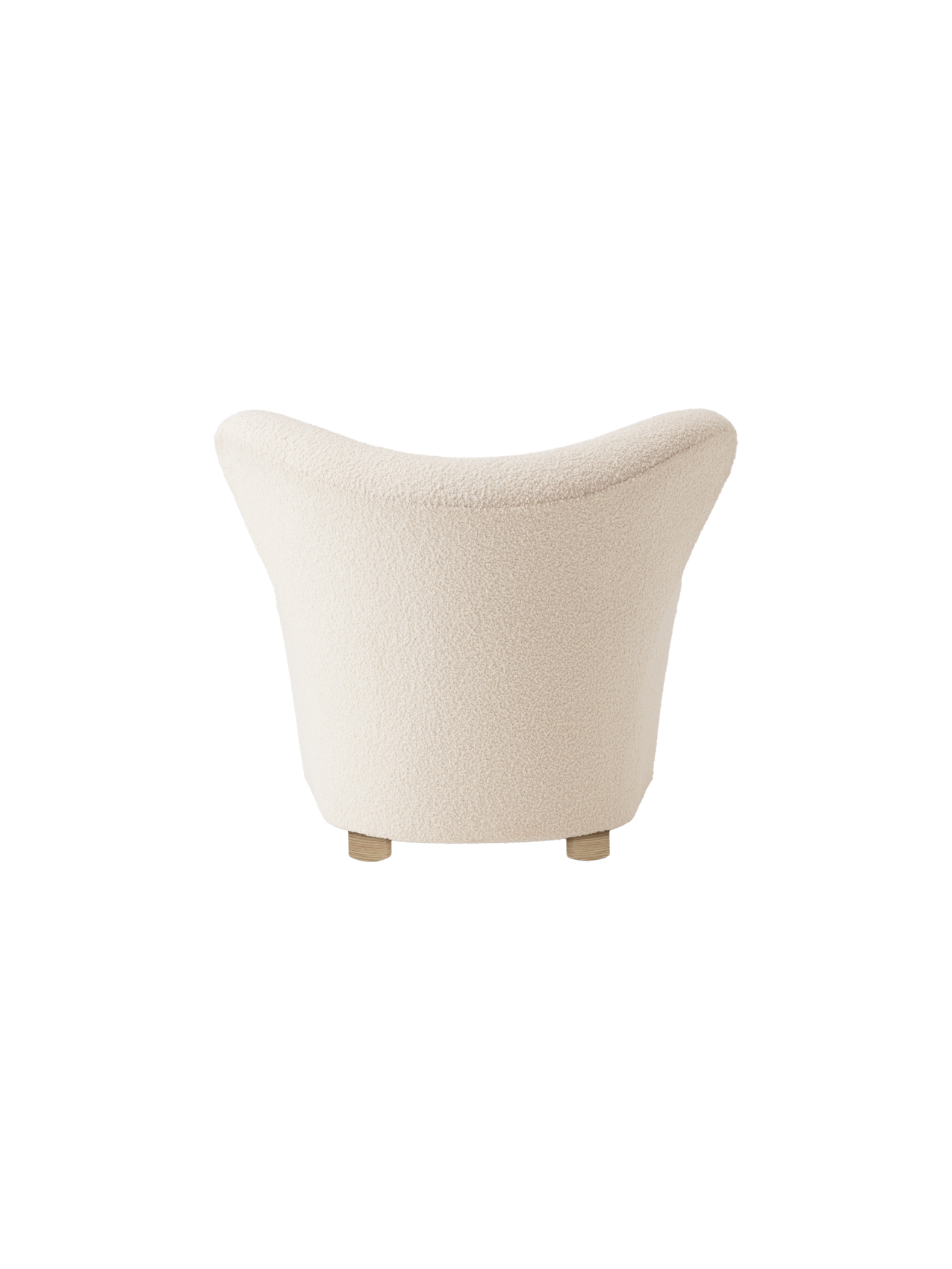Fauteuil de salon en tissu et chêne avec roulettes en laiton pour le salon