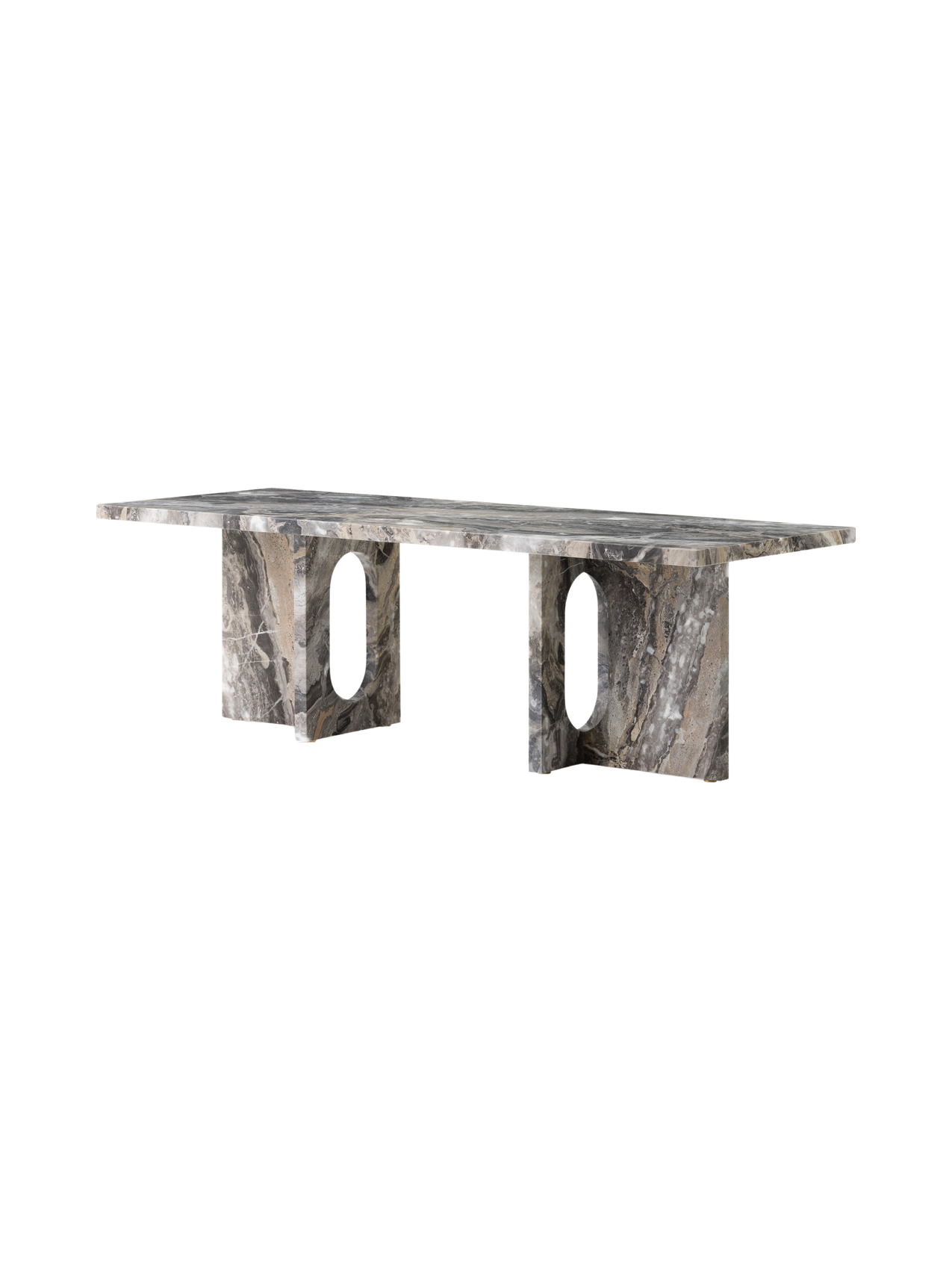 Table basse scandinave en marbre et pierre avec plateau en pierre naturelle pour salon