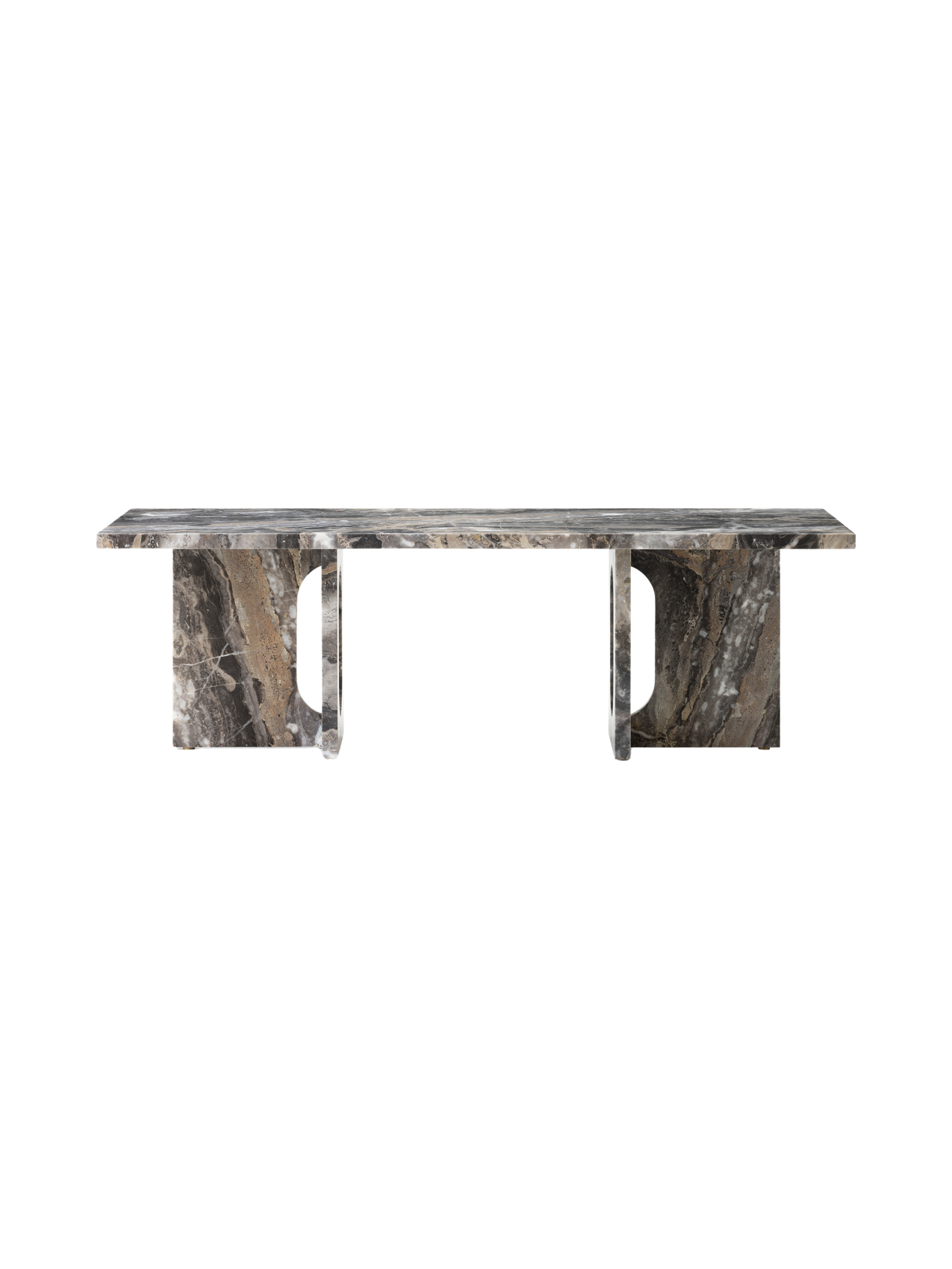Table basse scandinave en marbre et pierre avec plateau en pierre naturelle pour salon