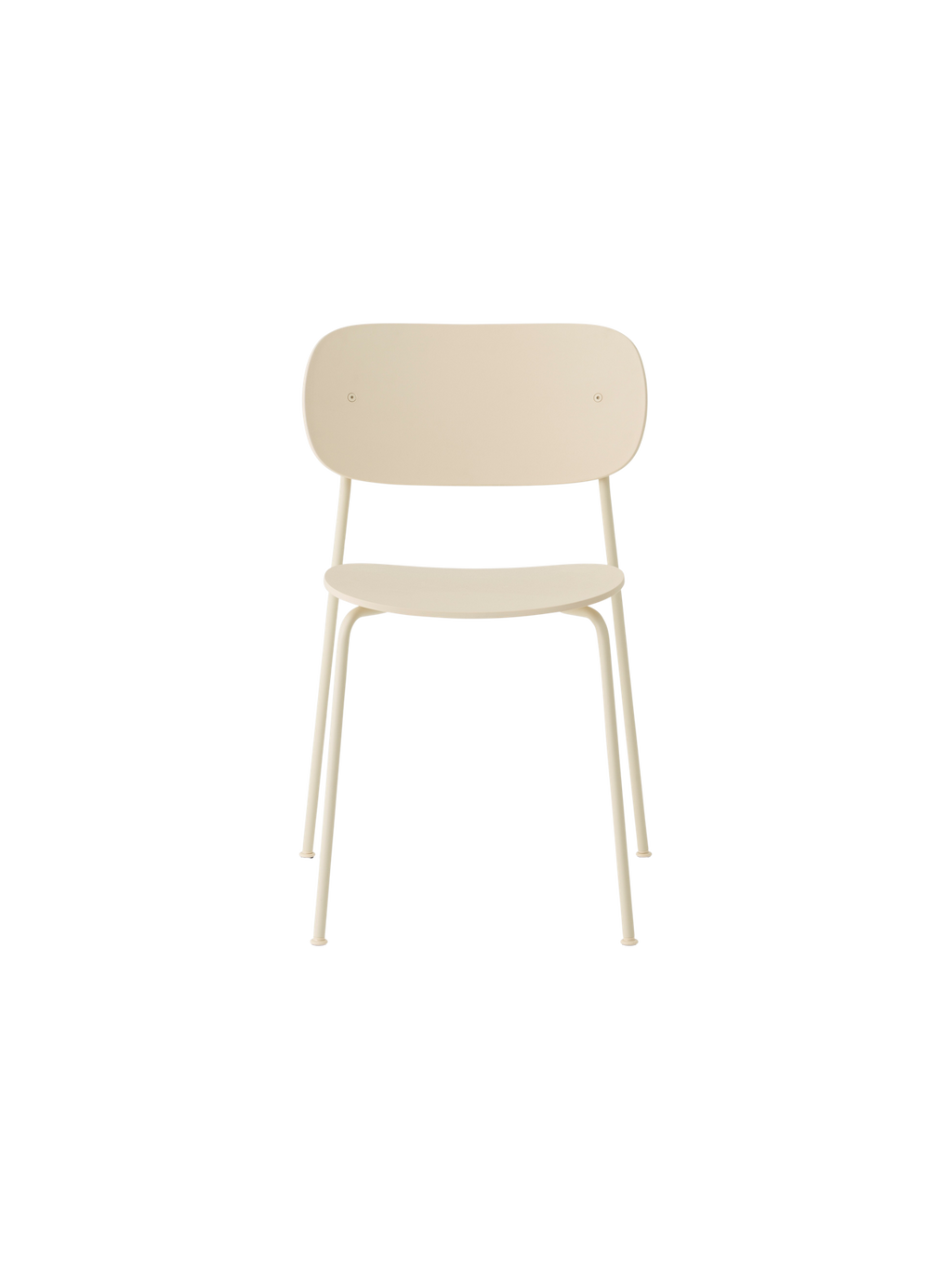 Chaise de salle à manger d'extérieur en plastique recyclé moderne avec conception empilable et résistante aux intempéries pour terrasse et jardin