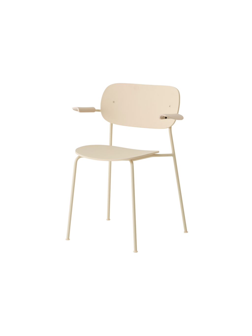 Chaise de salle à manger d'extérieur en plastique recyclé moderne avec conception empilable et résistante aux intempéries pour terrasse et jardin