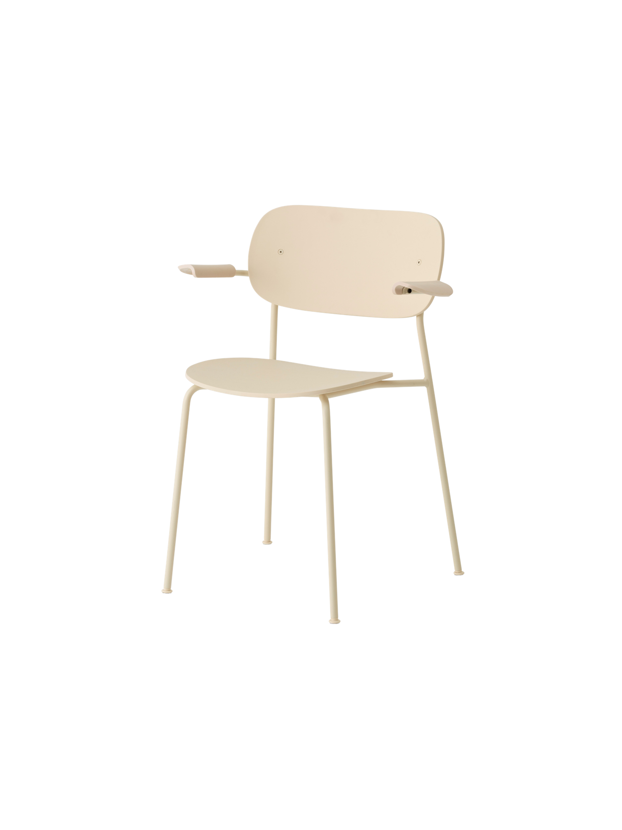 Chaise de salle à manger d'extérieur en plastique recyclé moderne avec conception empilable et résistante aux intempéries pour terrasse et jardin