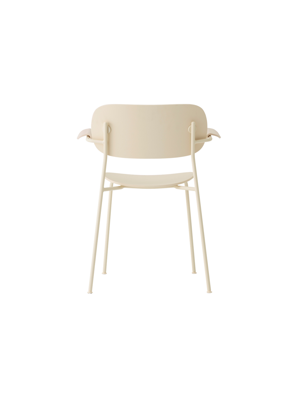 Chaise de salle à manger d'extérieur en plastique recyclé moderne avec conception empilable et résistante aux intempéries pour terrasse et jardin