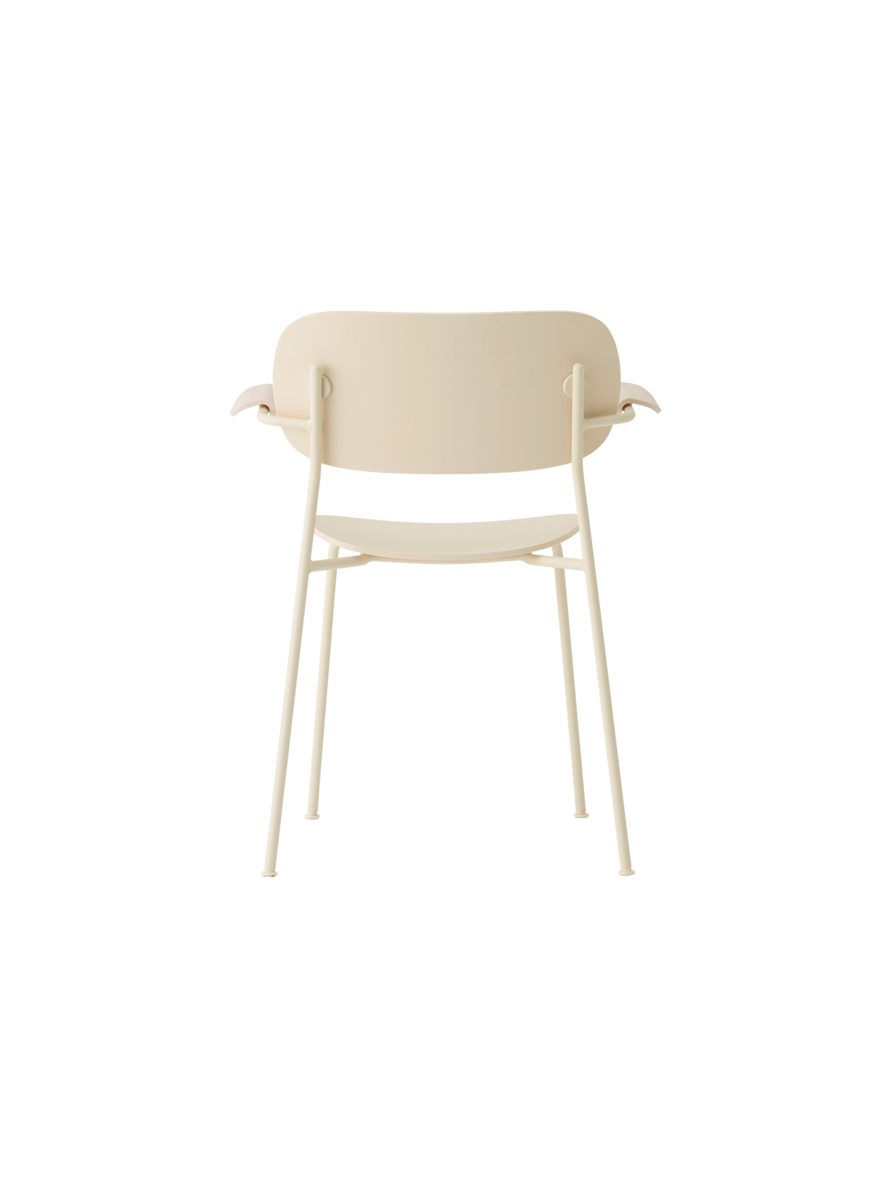 Chaise de salle à manger d'extérieur en plastique recyclé moderne avec conception empilable et résistante aux intempéries pour terrasse et jardin