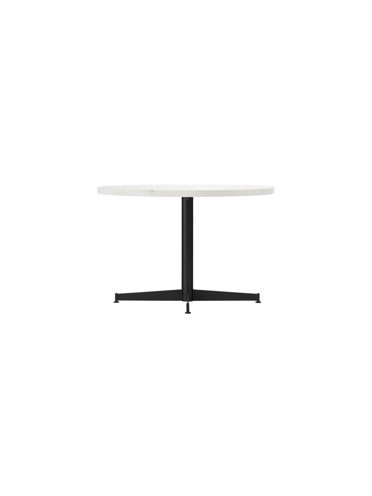 Table basse moderne en marbre et céramique avec pied fin pour salon intérieur et extérieur