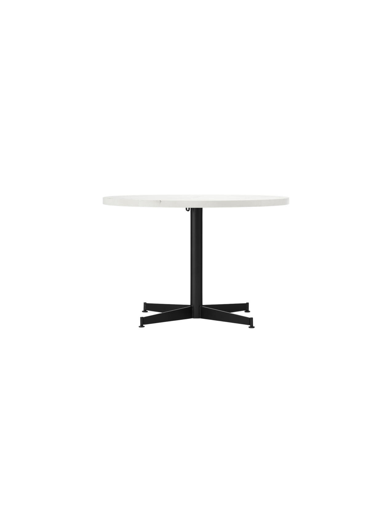 Table basse moderne en marbre et céramique avec pied fin pour salon intérieur et extérieur