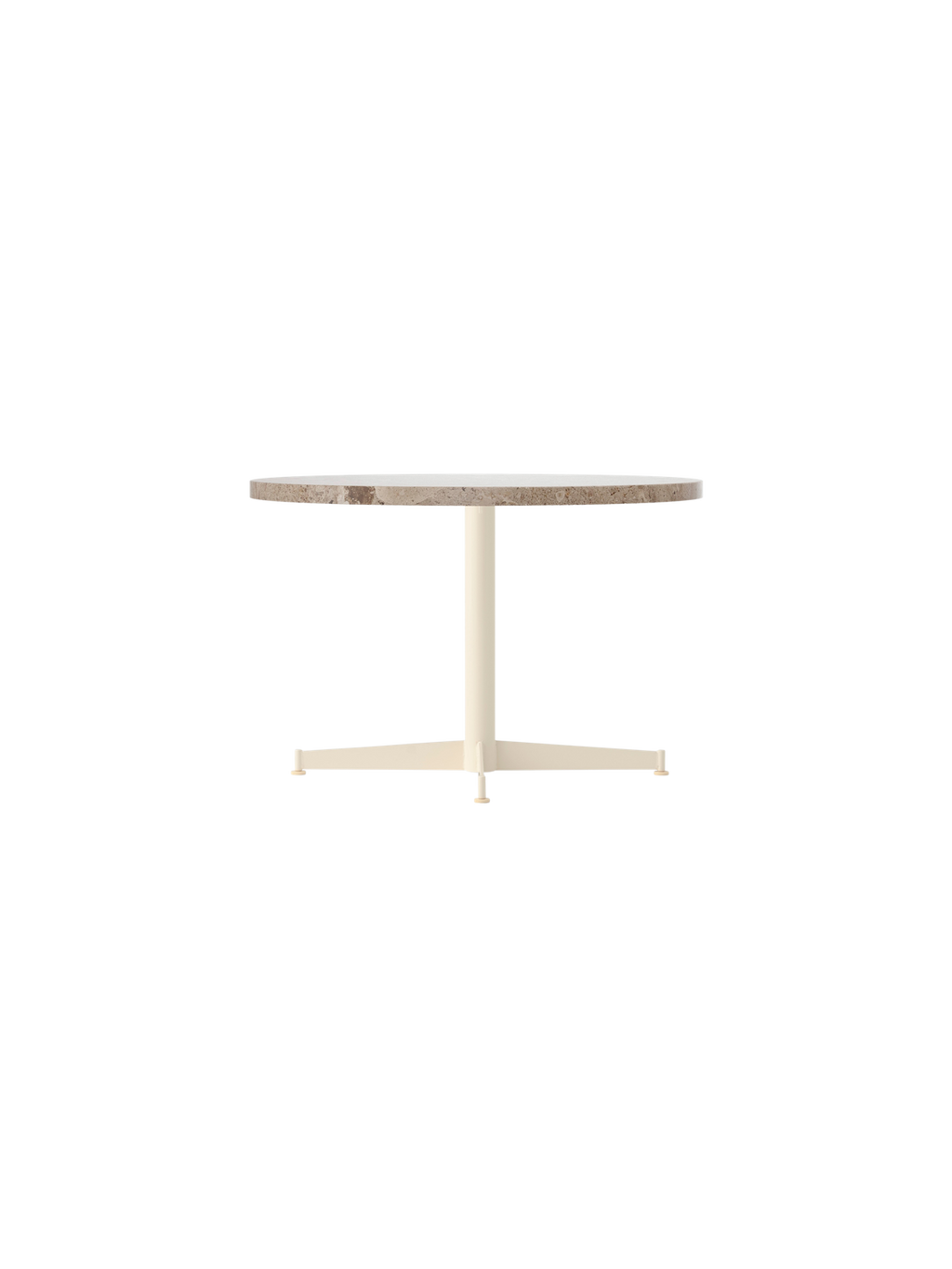 Table basse moderne en marbre et céramique avec pied fin pour salon intérieur et extérieur