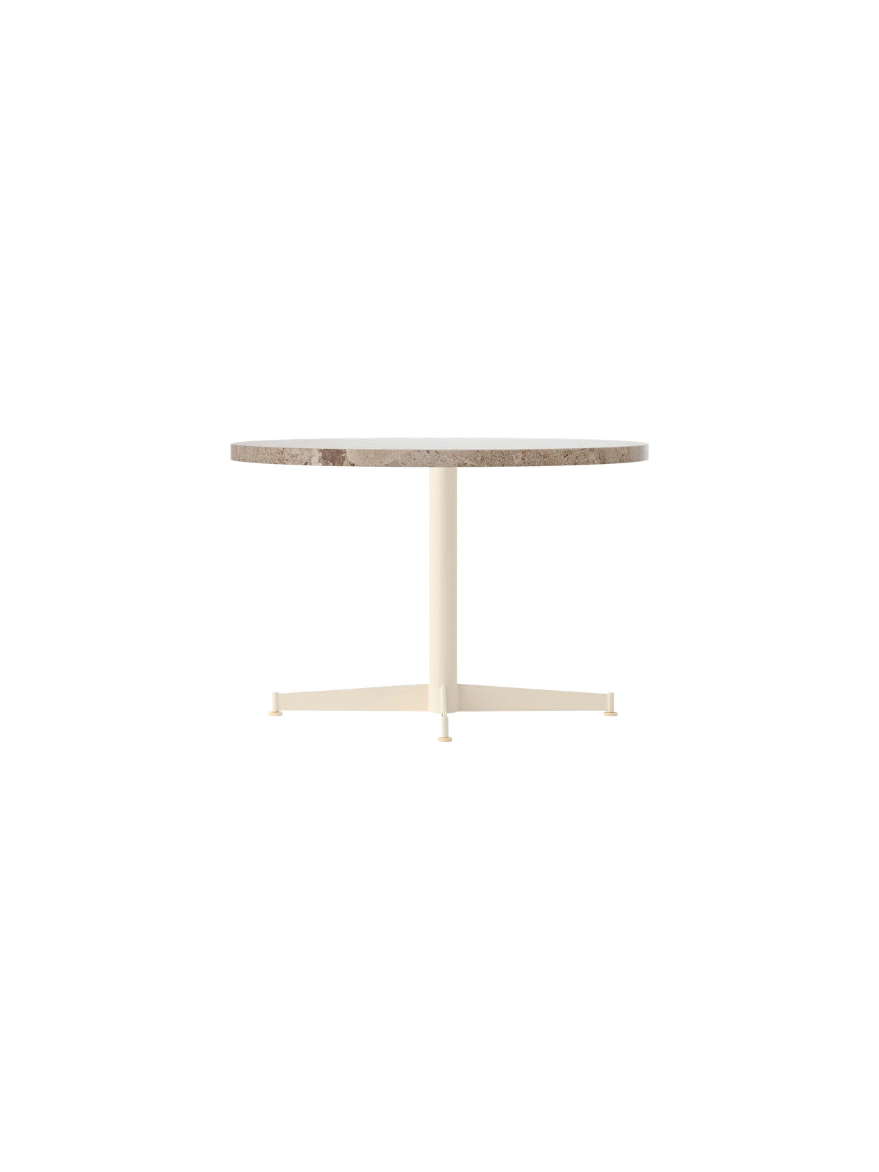 Table basse moderne en marbre et céramique avec pied fin pour salon intérieur et extérieur