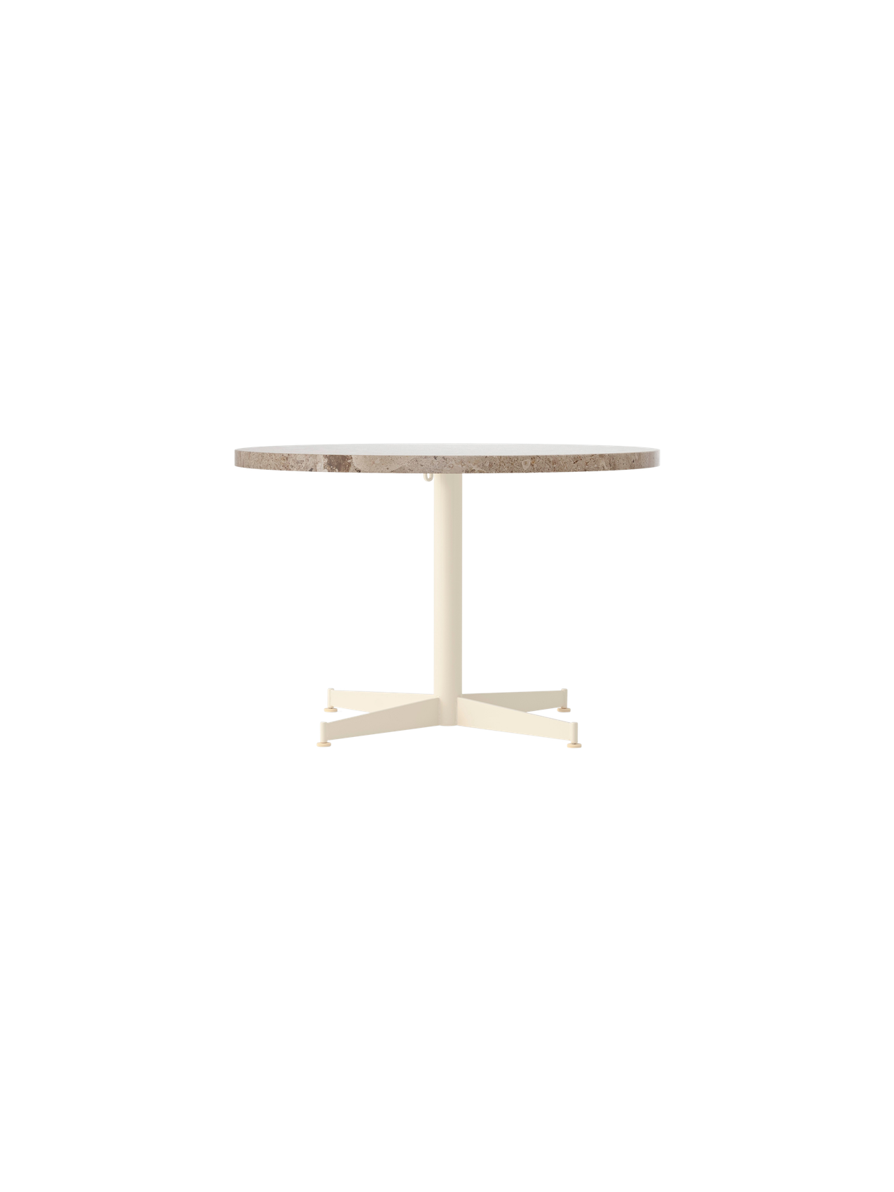 Table basse moderne en marbre et céramique avec pied fin pour salon intérieur et extérieur